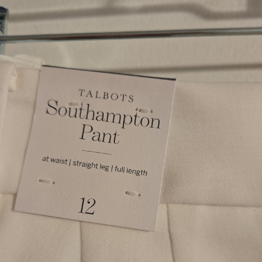 Talbots Off-White Trousers - Picture 2 of 9